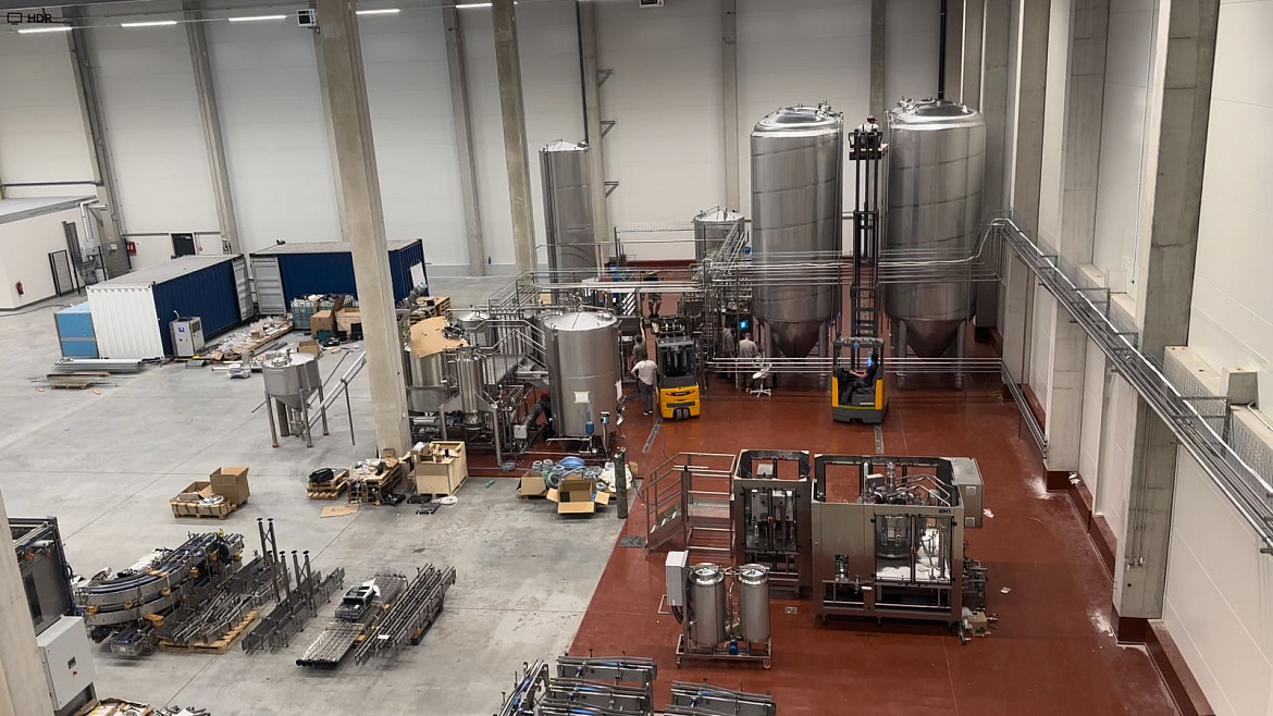 Запуск высокопроизводительной линию розлива комбучи